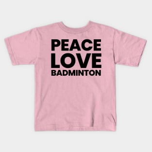 badminton Kids T-Shirt